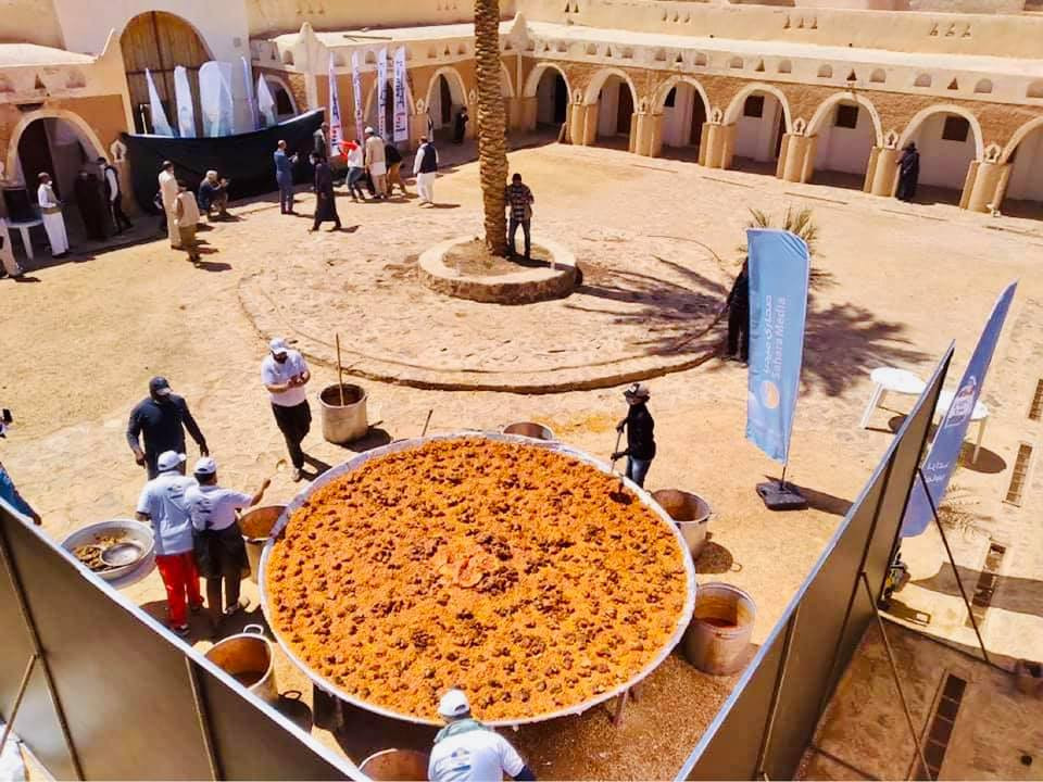 إعداد أكبر طبق كسكسى