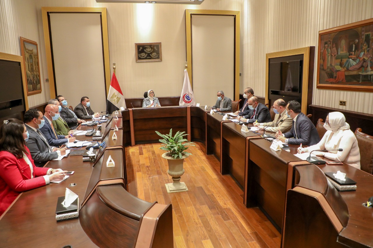 اجتماع وزيرة الصحة