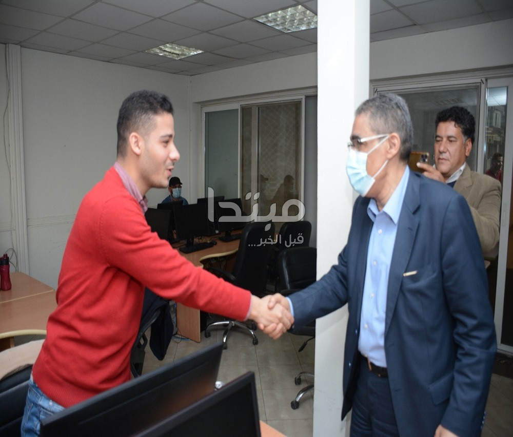 ضياء رشوان يزور مبتدا