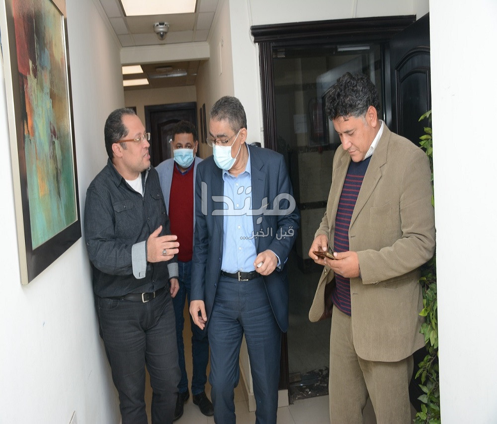 ضياء رشوان يزور مبتدا