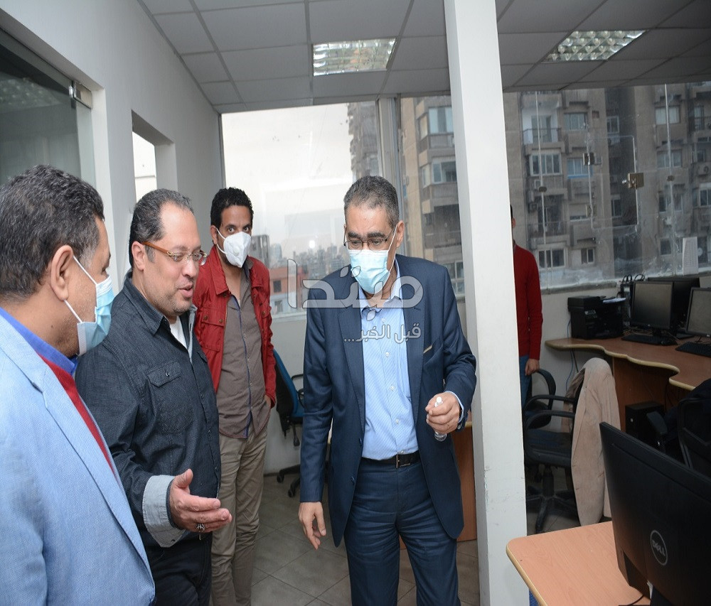 ضياء رشوان يزور مبتدا