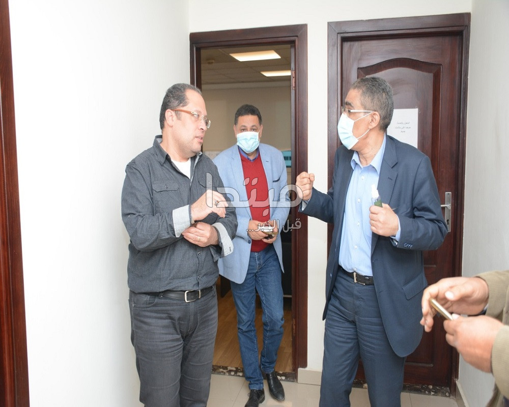 ضياء رشوان يزور مبتدا