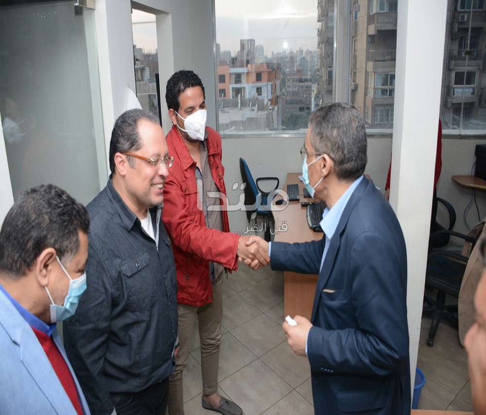 ضياء رشوان يزور مبتدا
