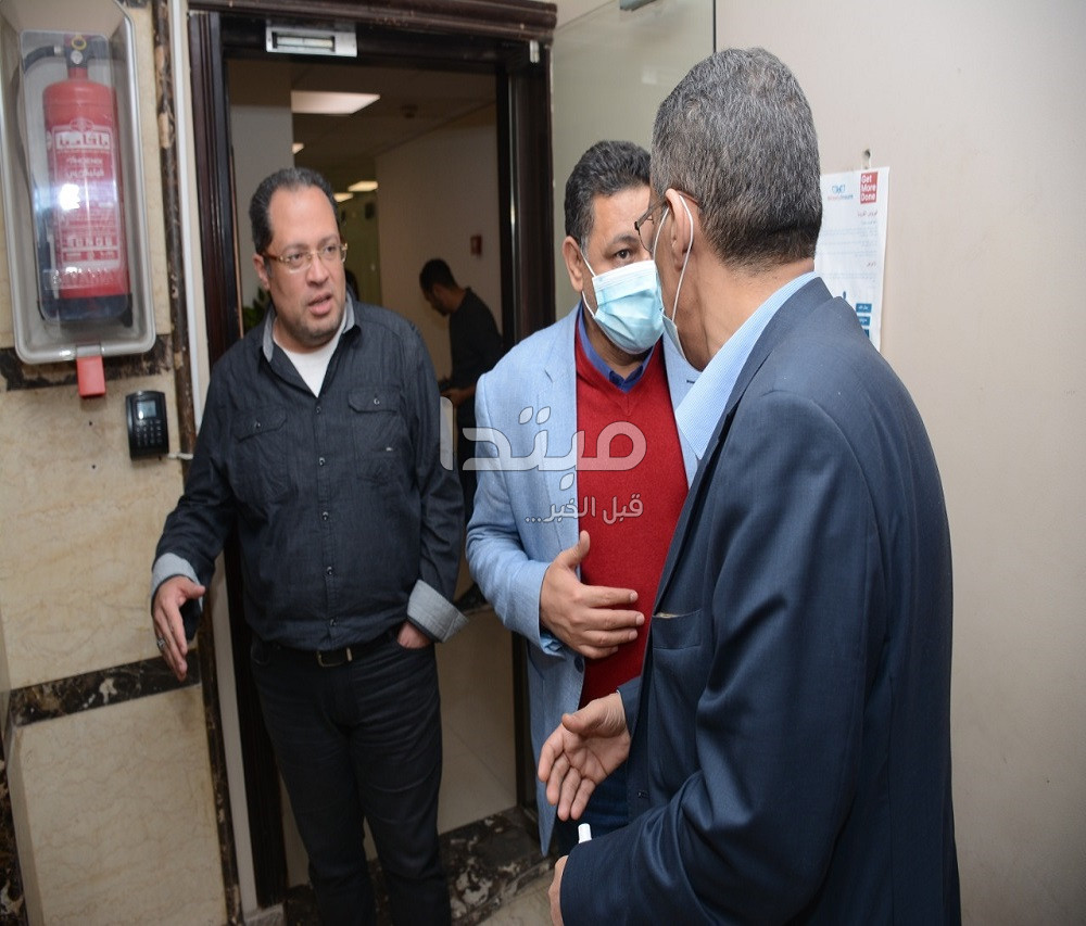 ضياء رشوان يزور مبتدا