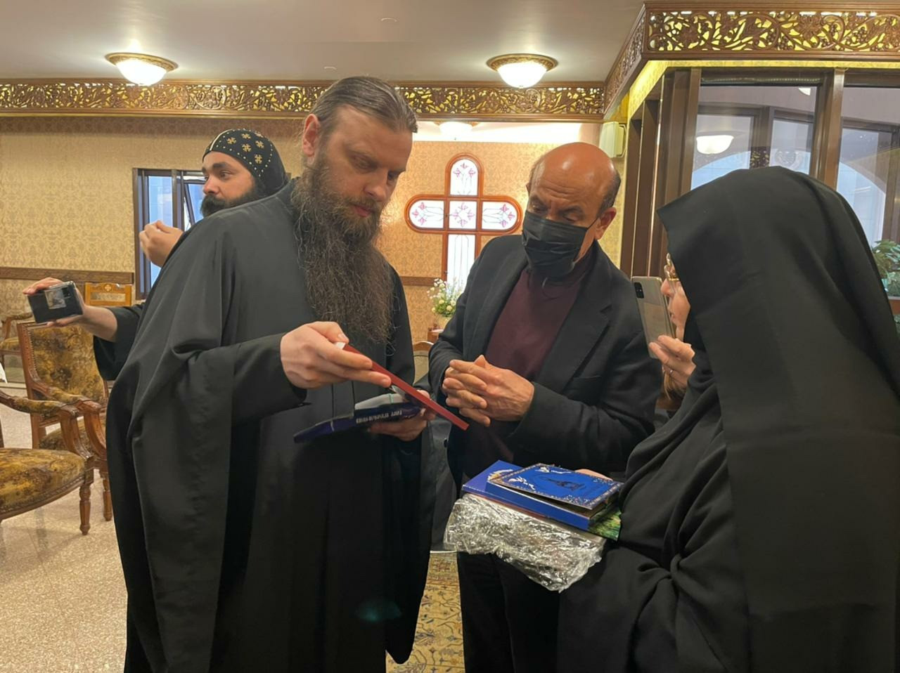 الوفد الرهبانى الأوكرانى