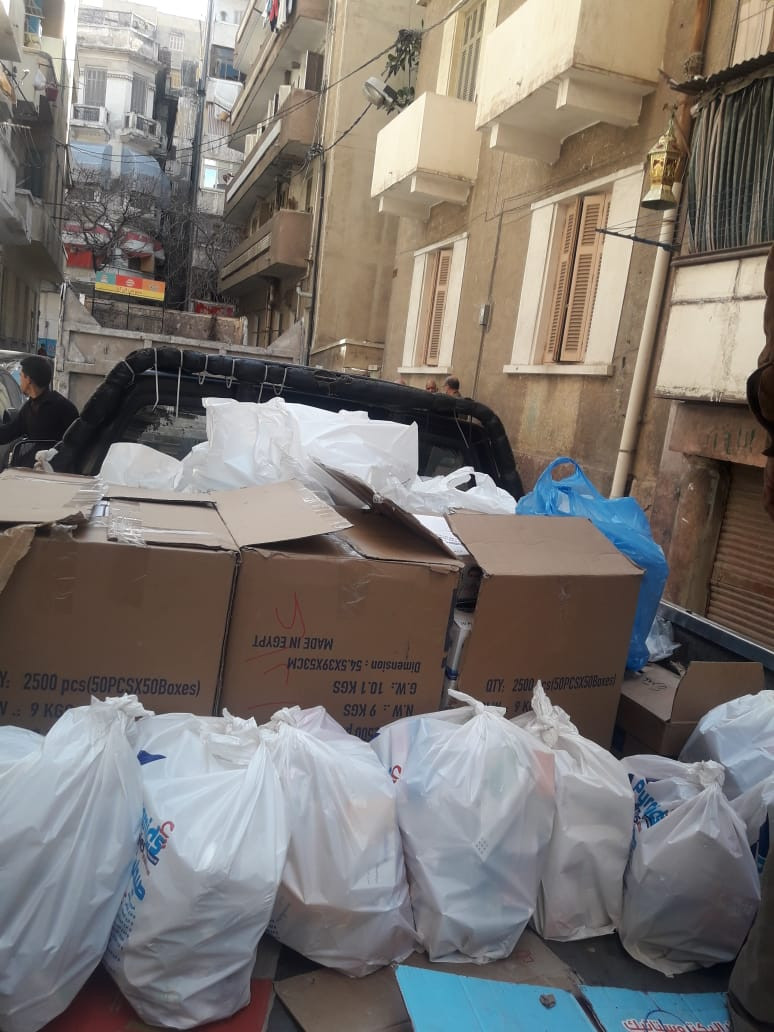 حملة على الأسواق بالإسكندرية