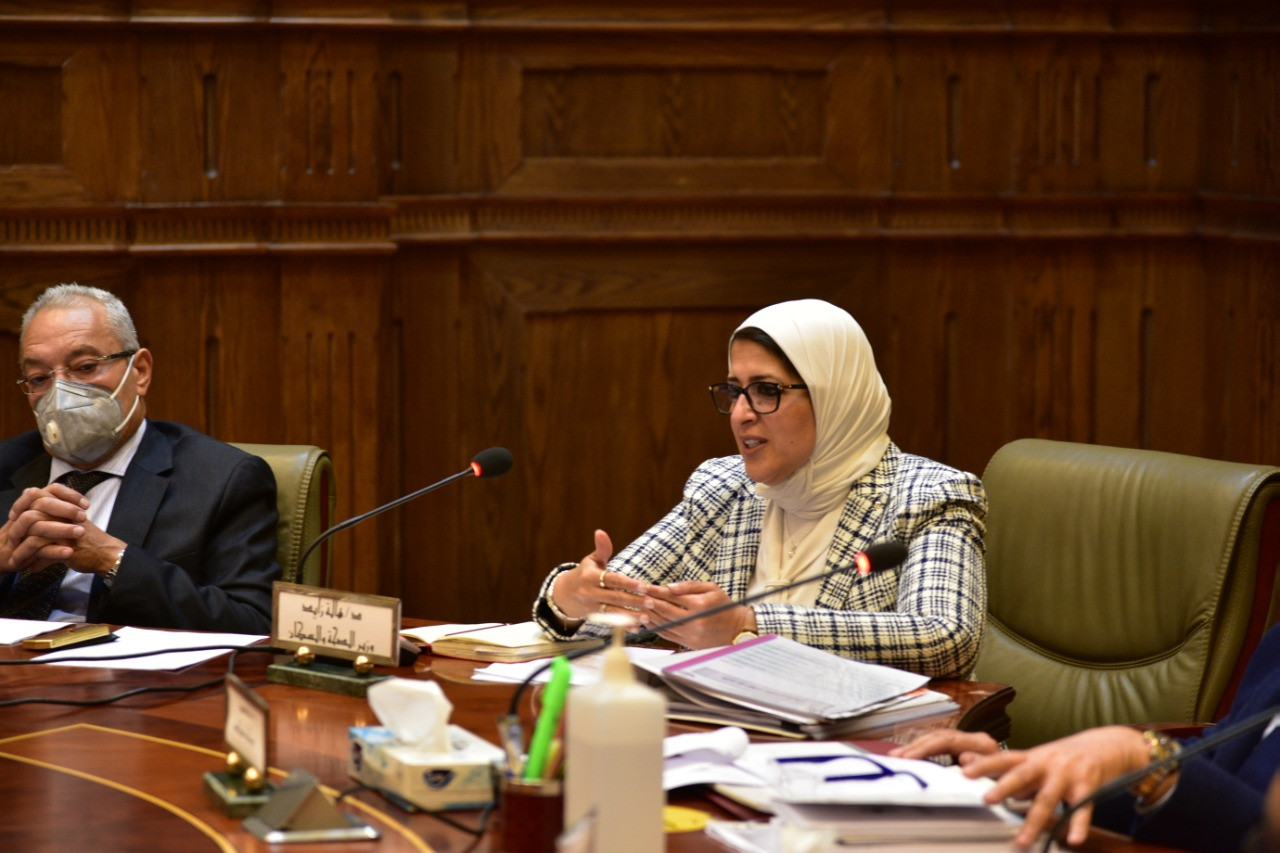 وزيرة الصحة فى مجلس الشيوخ