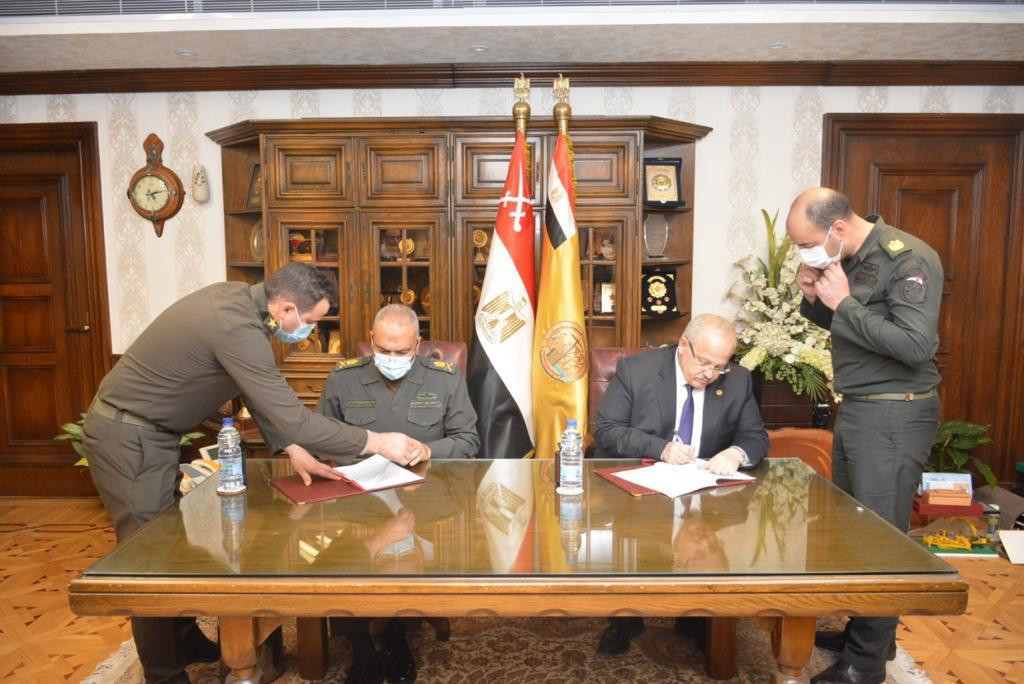 جامعة القاهرة توقع بروتوكول تعاون مع الهيئة الهندسية للقوات المسلحة