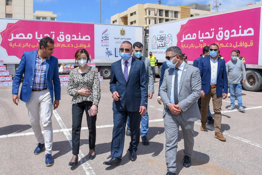 قافلة تحيا مصر تصل الإسكندرية