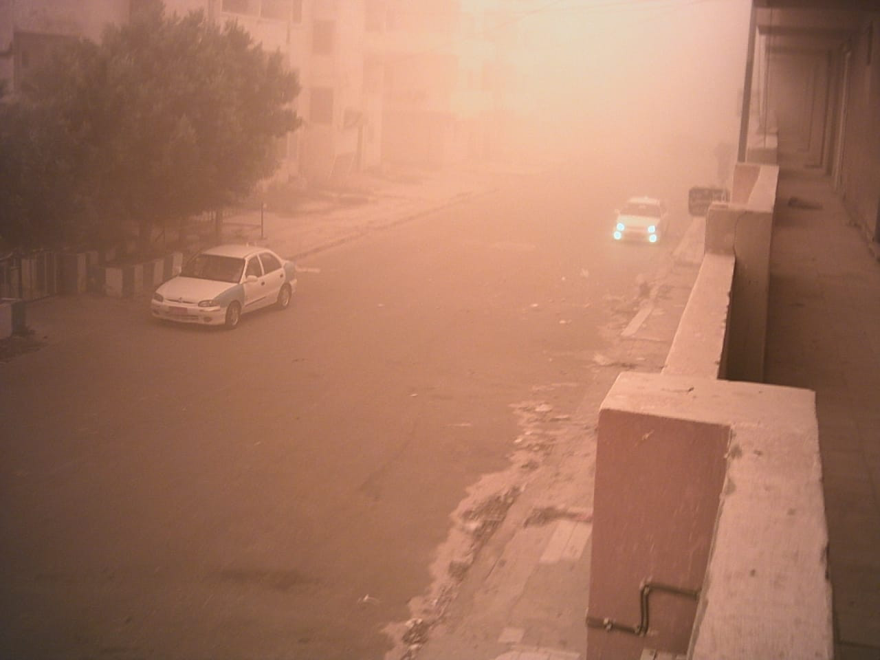 عاصفة ترابية بمطروح