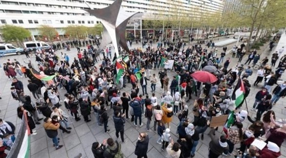 تظاهرة ألمانية تضامنًا مع فلسطين