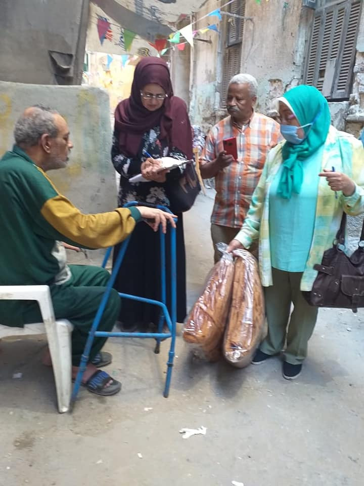 انهيار أجزاء من عقار بالإسكندرية