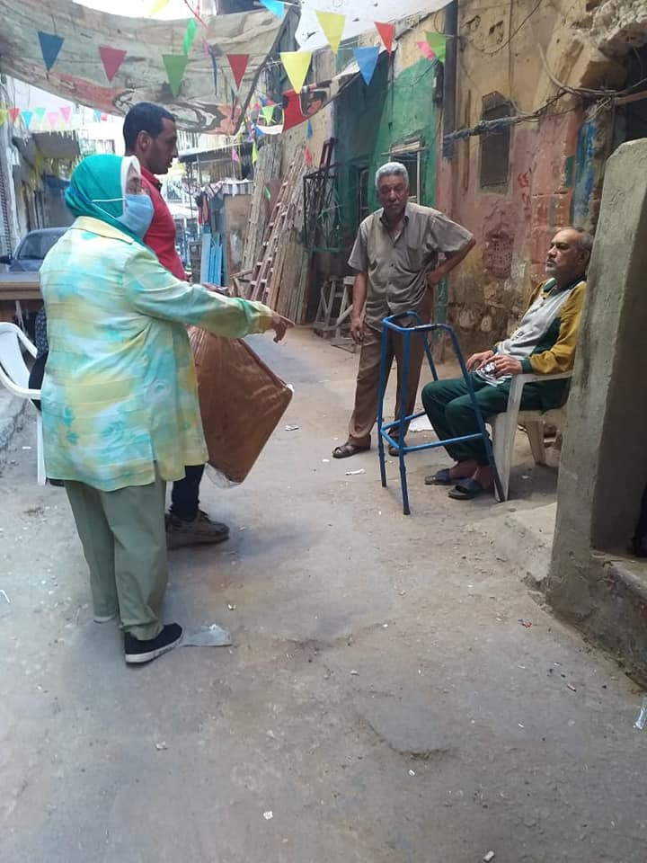 انهيار أجزاء من عقار بالإسكندرية