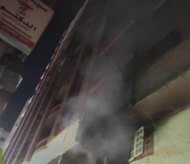 حريق مصنع شبرا الخيمة