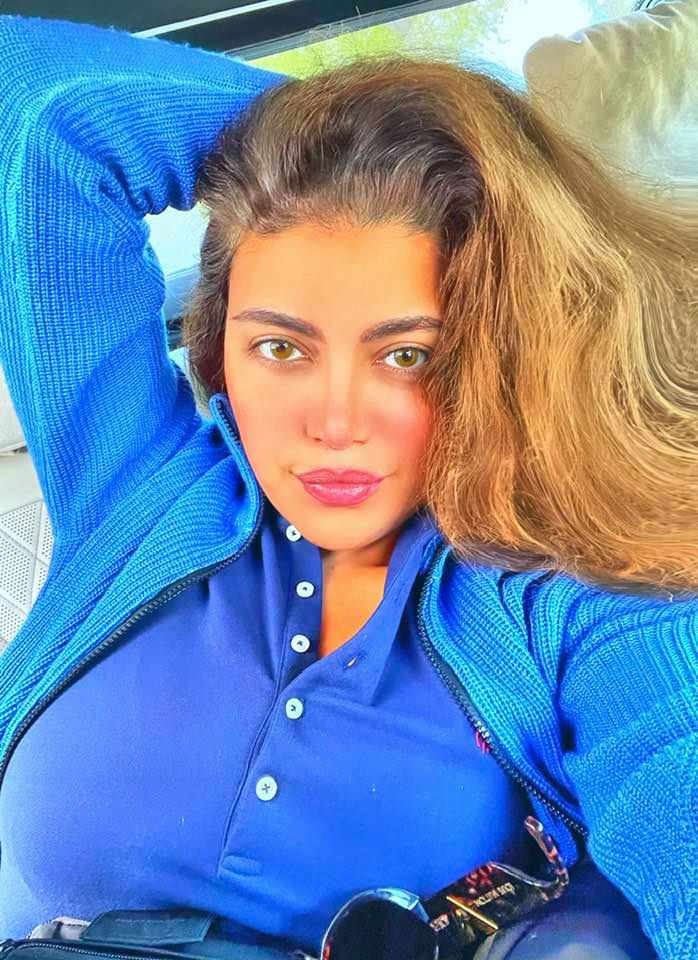 بالأزرق.. أحدث ظهور لـ ريهام حجاج.. والجمهور: عاملة مشاكل ليه؟ | مبتدا