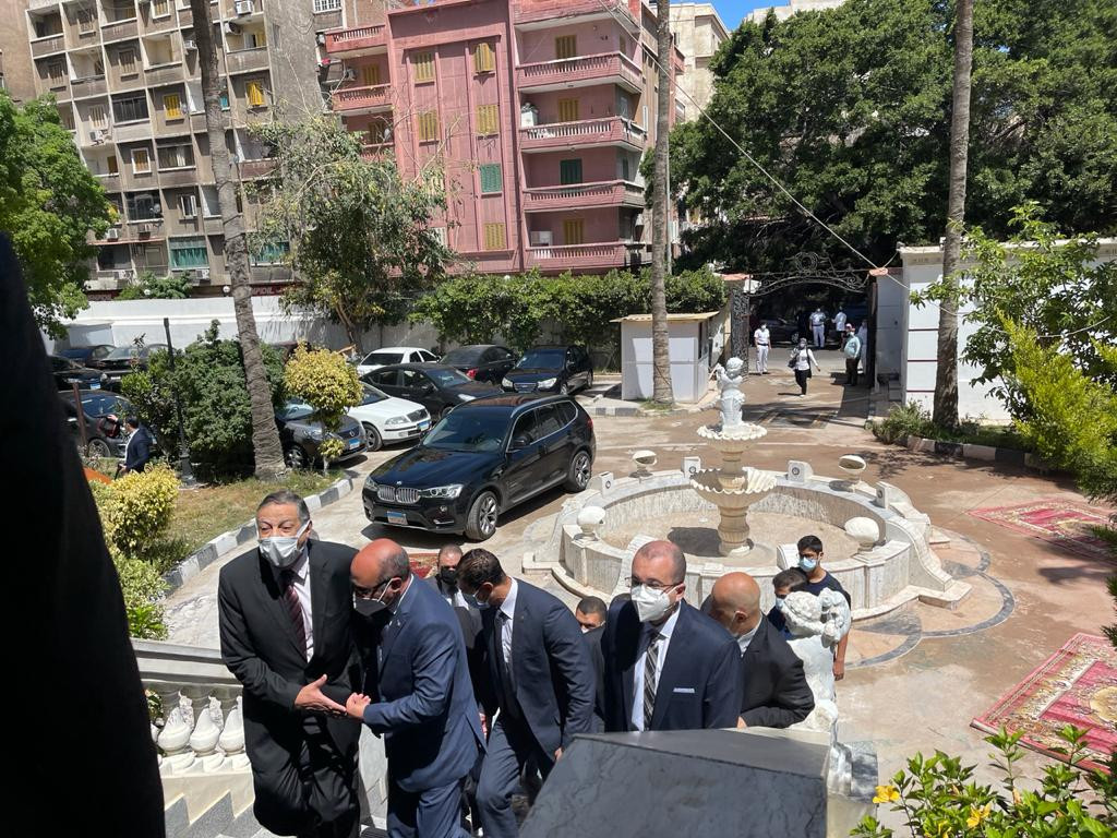 وزير العدل فى نادى قضاة الإسكندرية