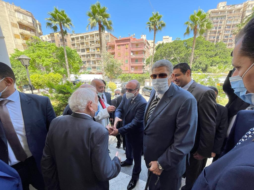 وزير العدل فى نادى قضاة الإسكندرية