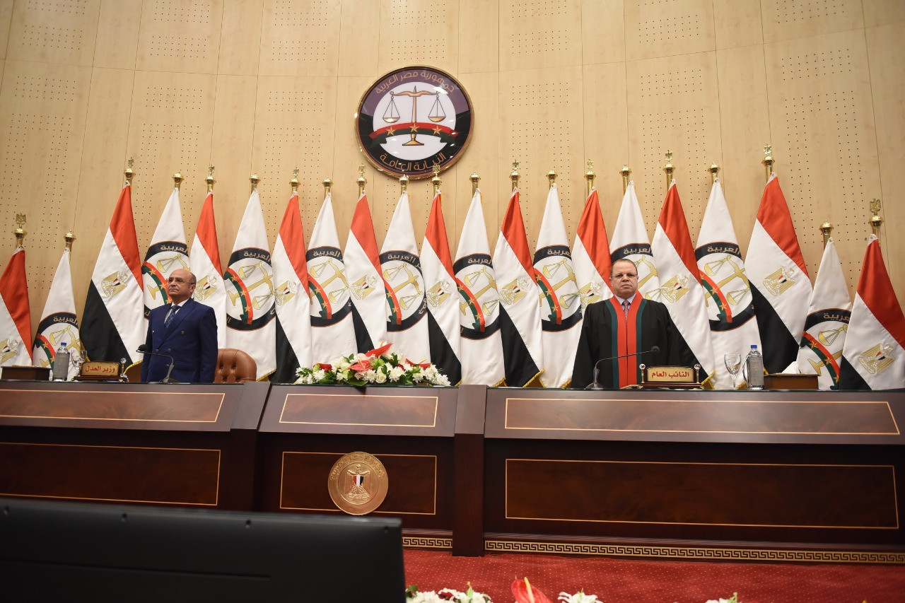 وزير العدل والنائب العام يشهدان أداء معاونى النيابة العامة دفعة 2017 ا