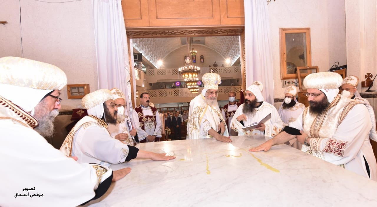 تدشين كنيسة القديسين بالإسكندرية