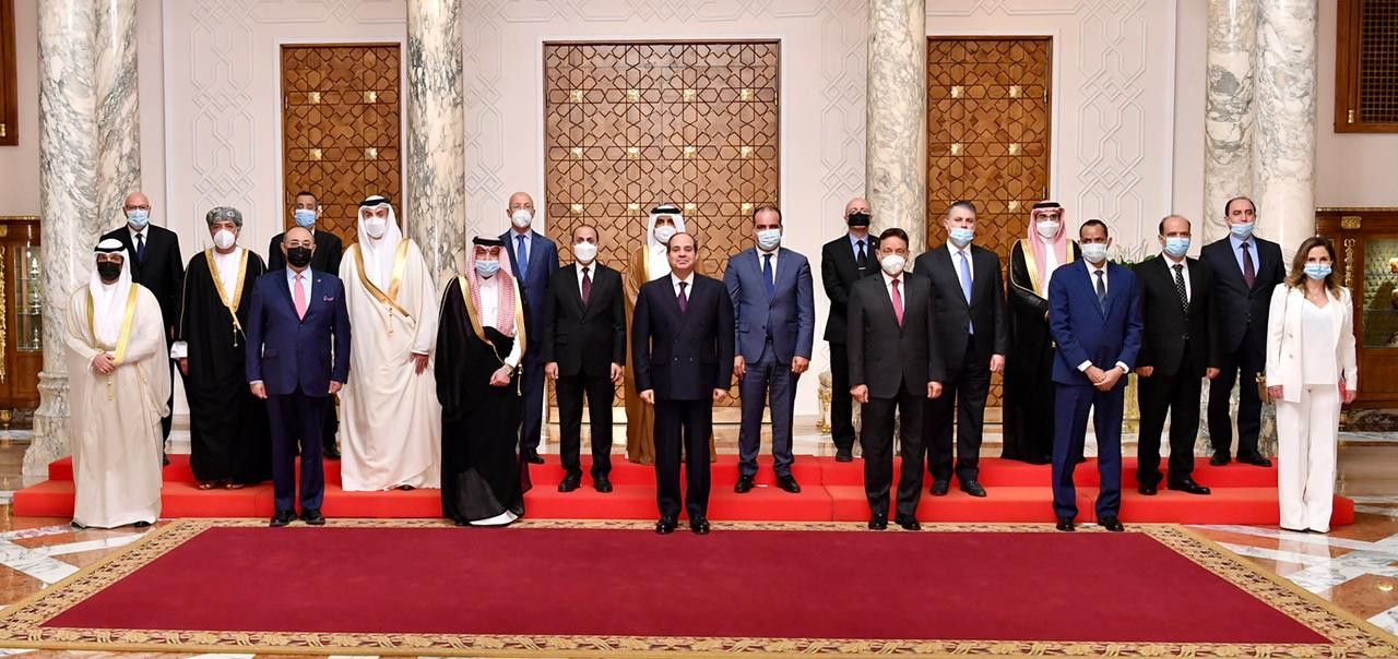 الرئيس السيسى يلتقى وزراء الإعلام العرب