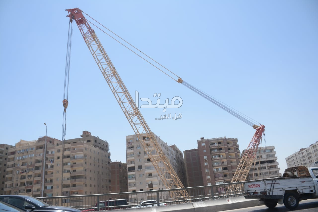 مواصلة أعمال توسعة الطريق الدائرى