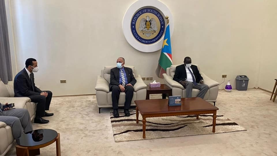 وزير الرى يصل إلى جوبا فى مستهل زيارة رسمية لدولة جنوب السودان