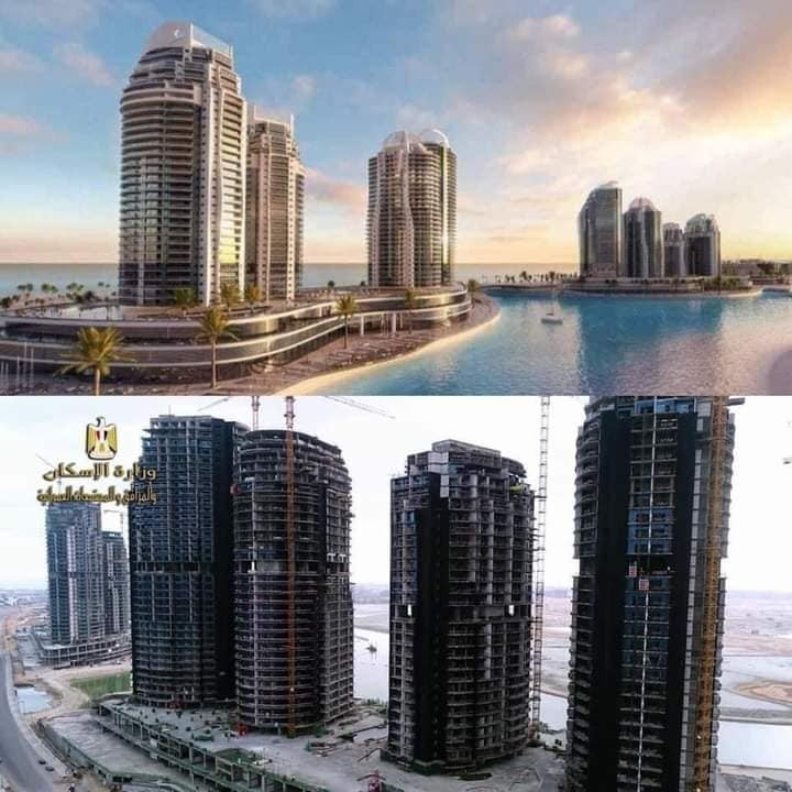 أبراج مدينة العلمين الجديدة