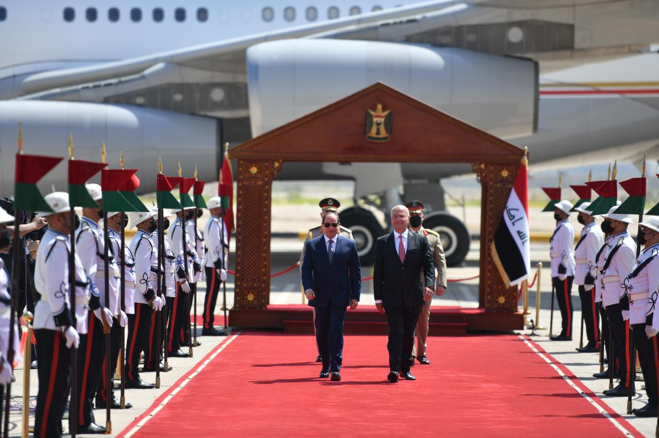 الرئيس السيسى فى العراق