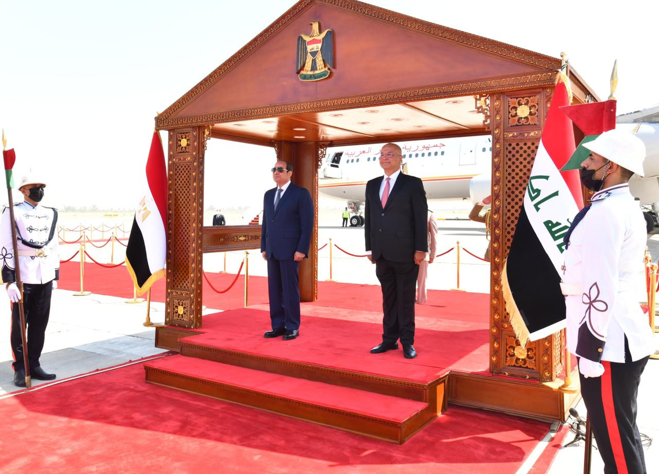 الرئيس السيسى فى العراق