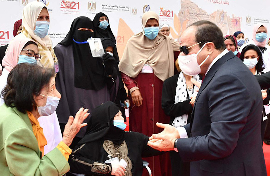 ملف تمكين المرأة بعهد السيسى