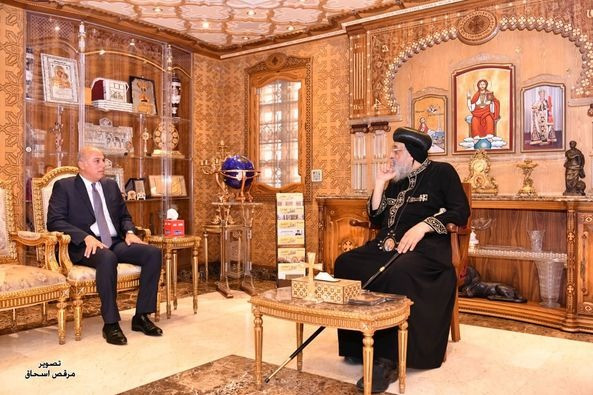 البابا يستقبل سفير مصر الجديد فى المجر