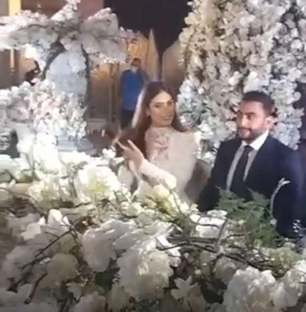 عقد قران هاجر أحمد