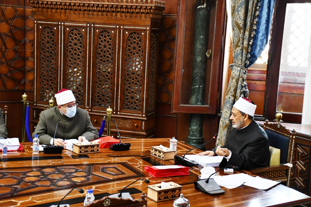 وزير الأوقاف وشيخ الأزهر