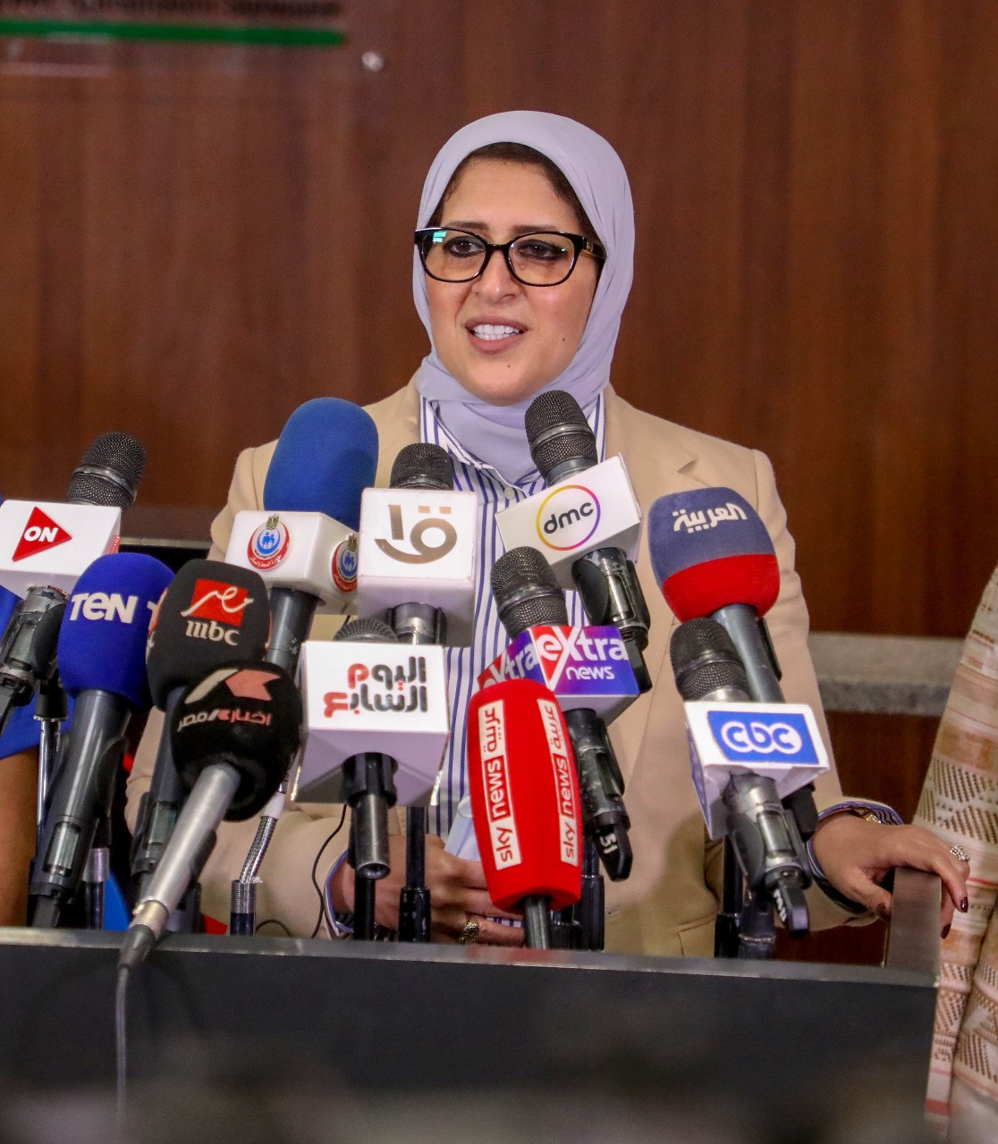 وزيرة الصحة تعلن إطلاق المشروع القومى للتبرع ببلازما الدم