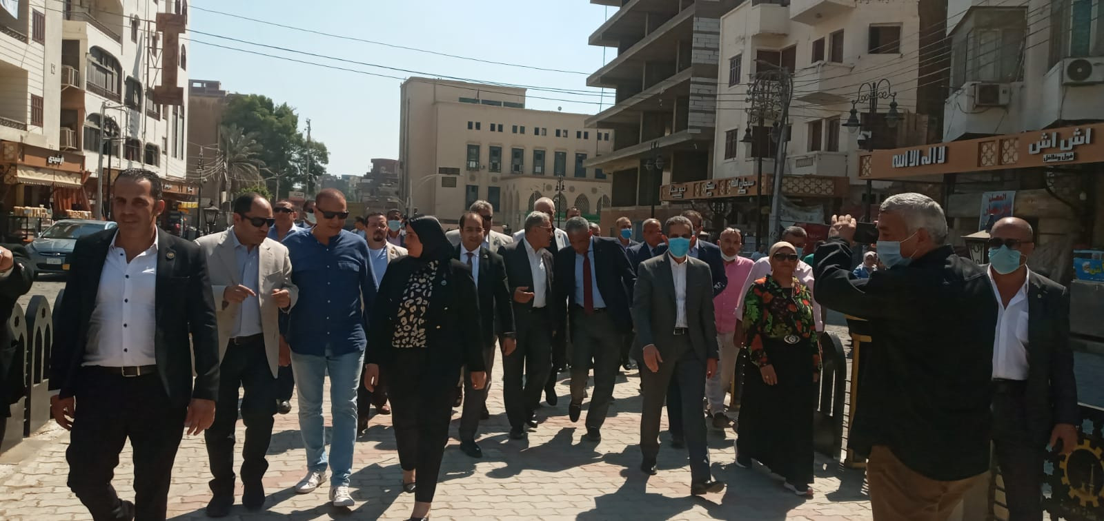 وفد لجنة الإدارة المحلية بمجلس النواب