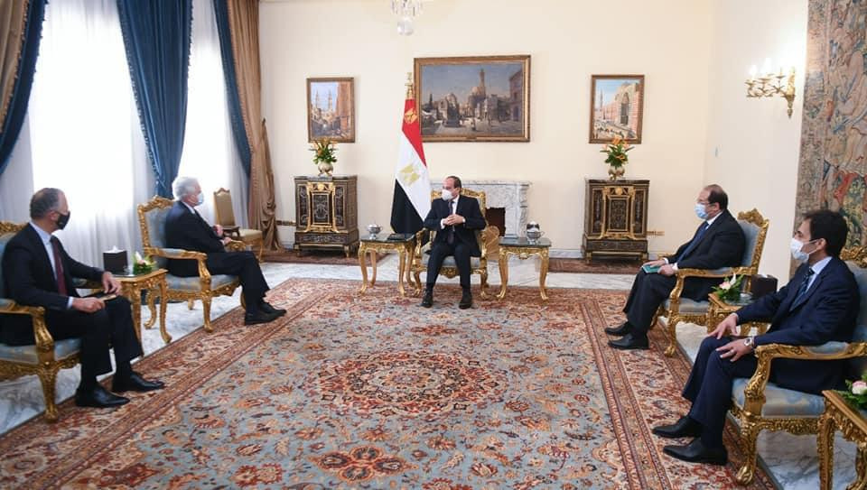 الرئيس السيسى أثناء اللقاء