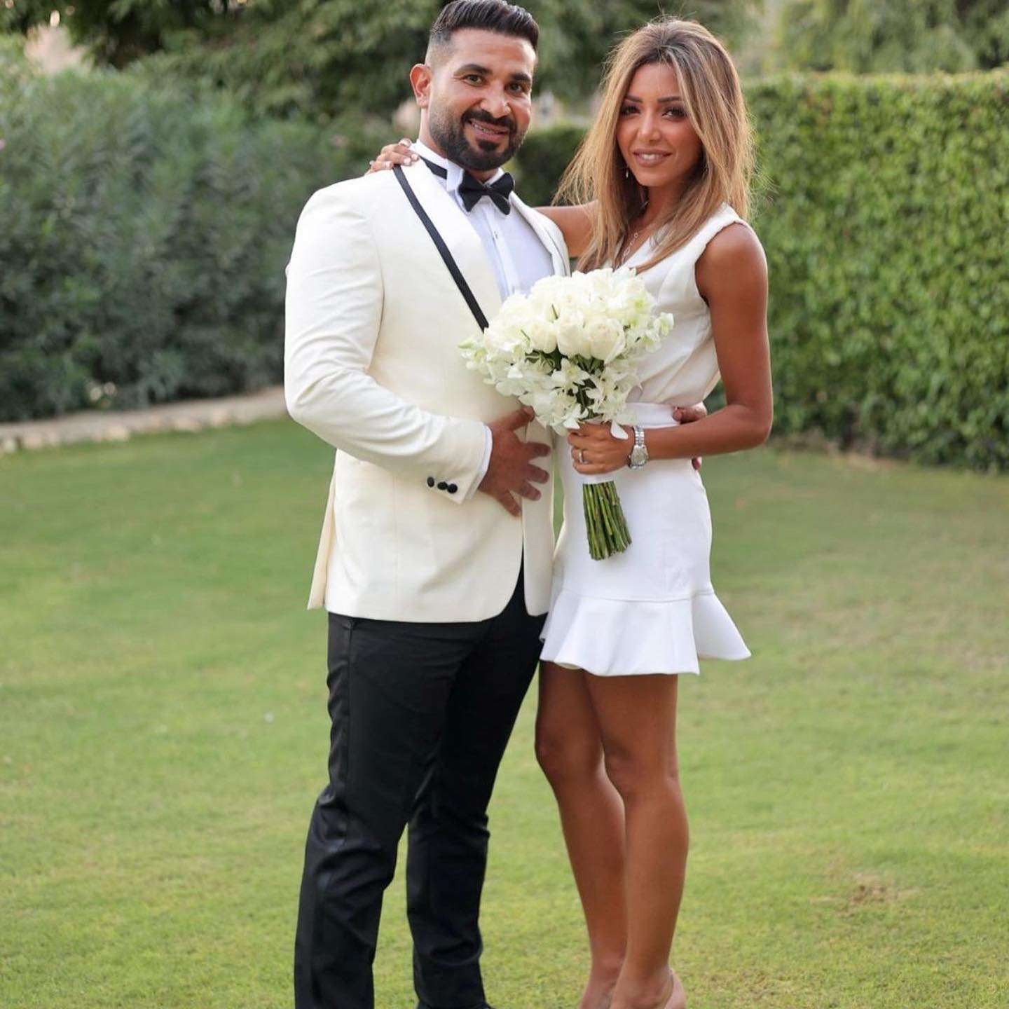 عقد قران أحمد سعد وعلياء بسيونى