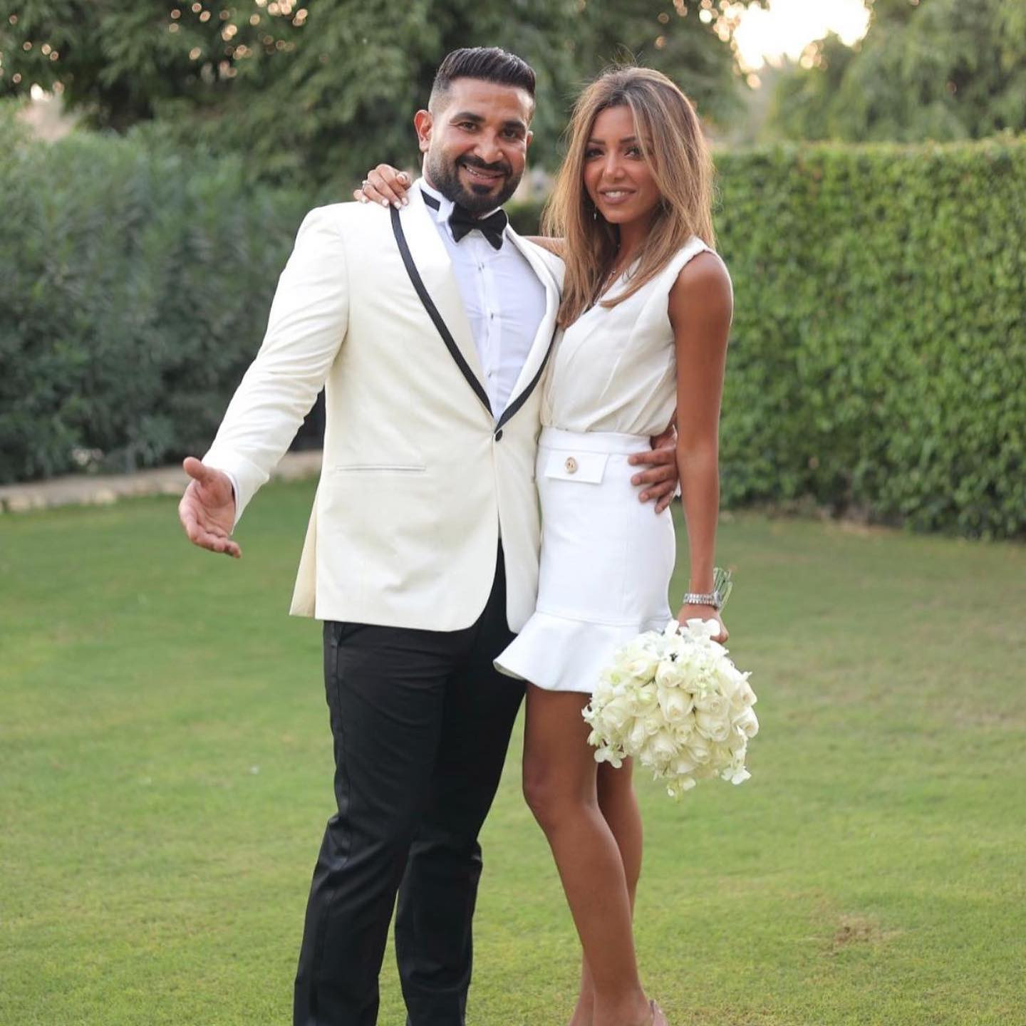 عقد قران أحمد سعد وعلياء بسيونى