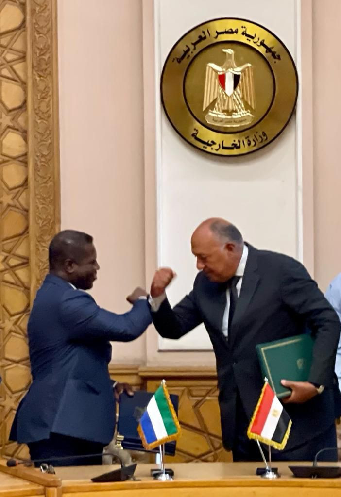 سامح شكرى ونظيره السيراليونى