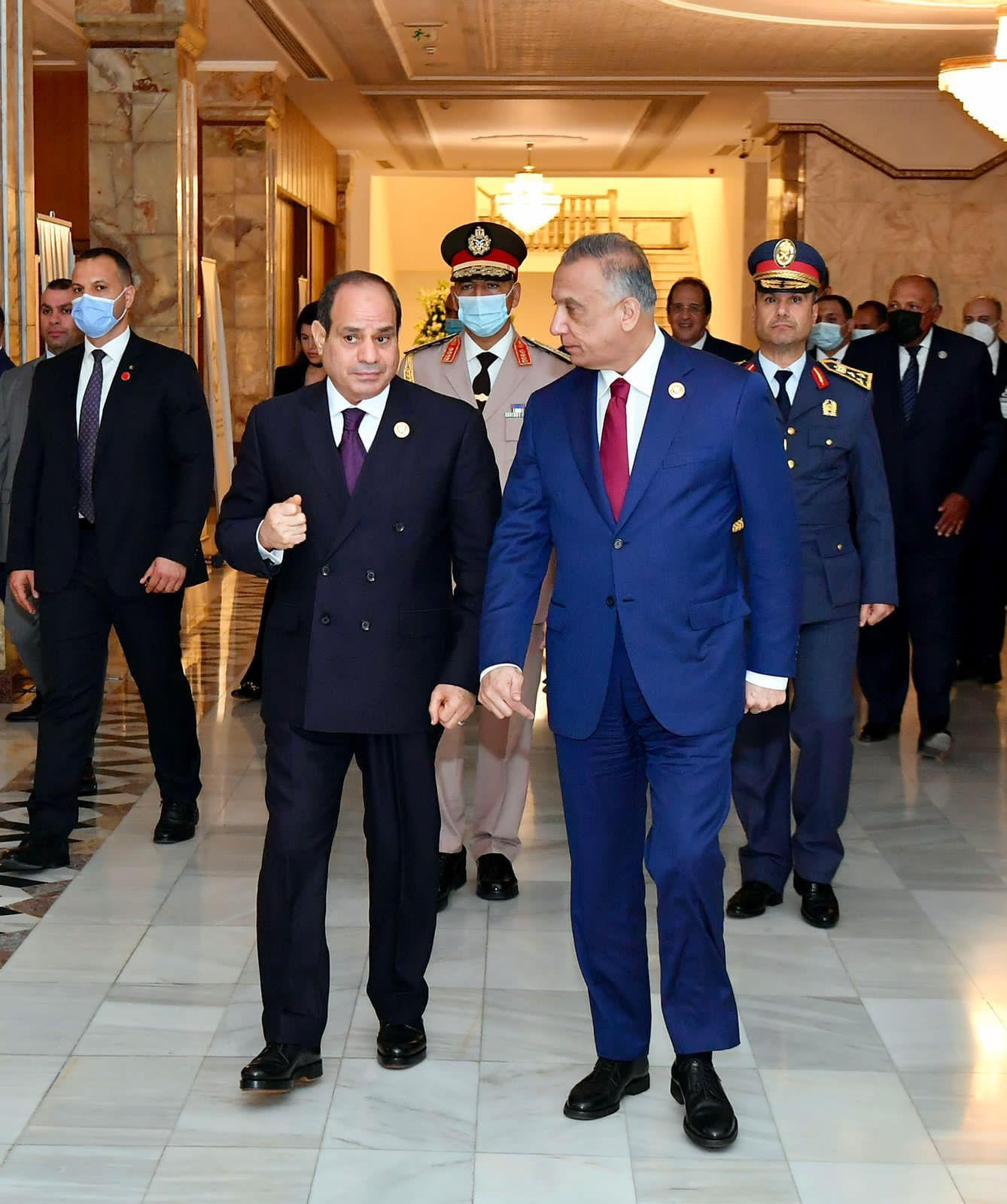 السيسى ورئيس وزراء العراق