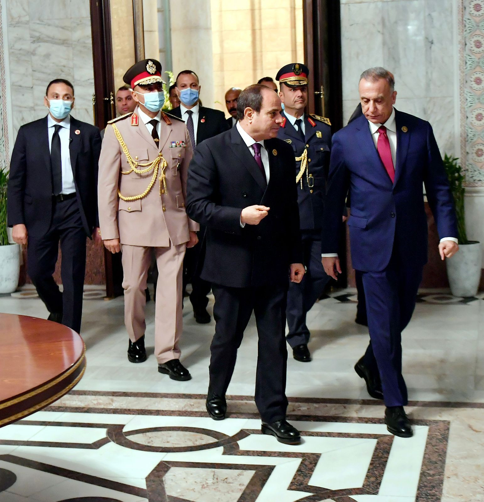 السيسى ورئيس وزراء العراق