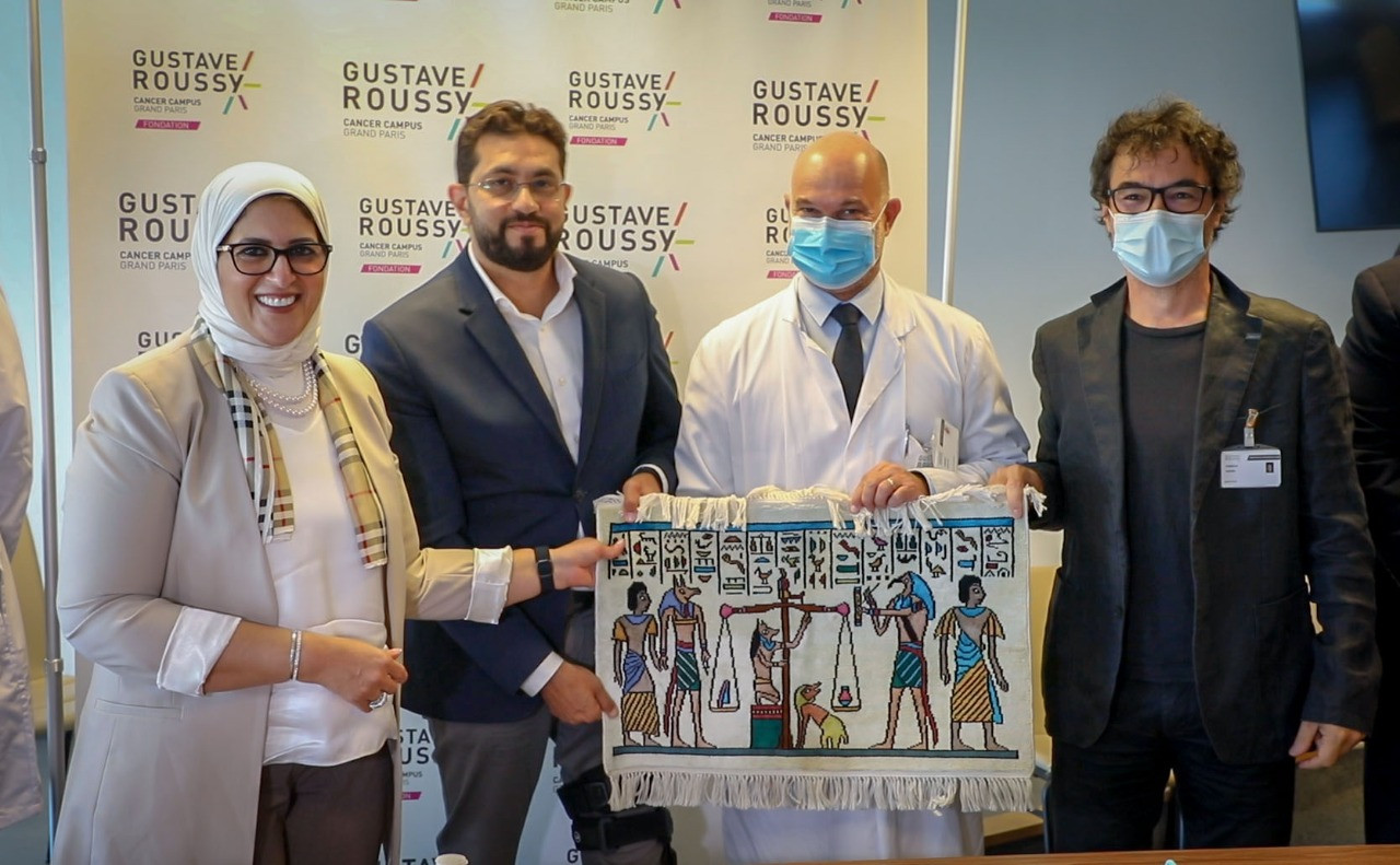 جانب من زيارة هالة زايد لفرنسا