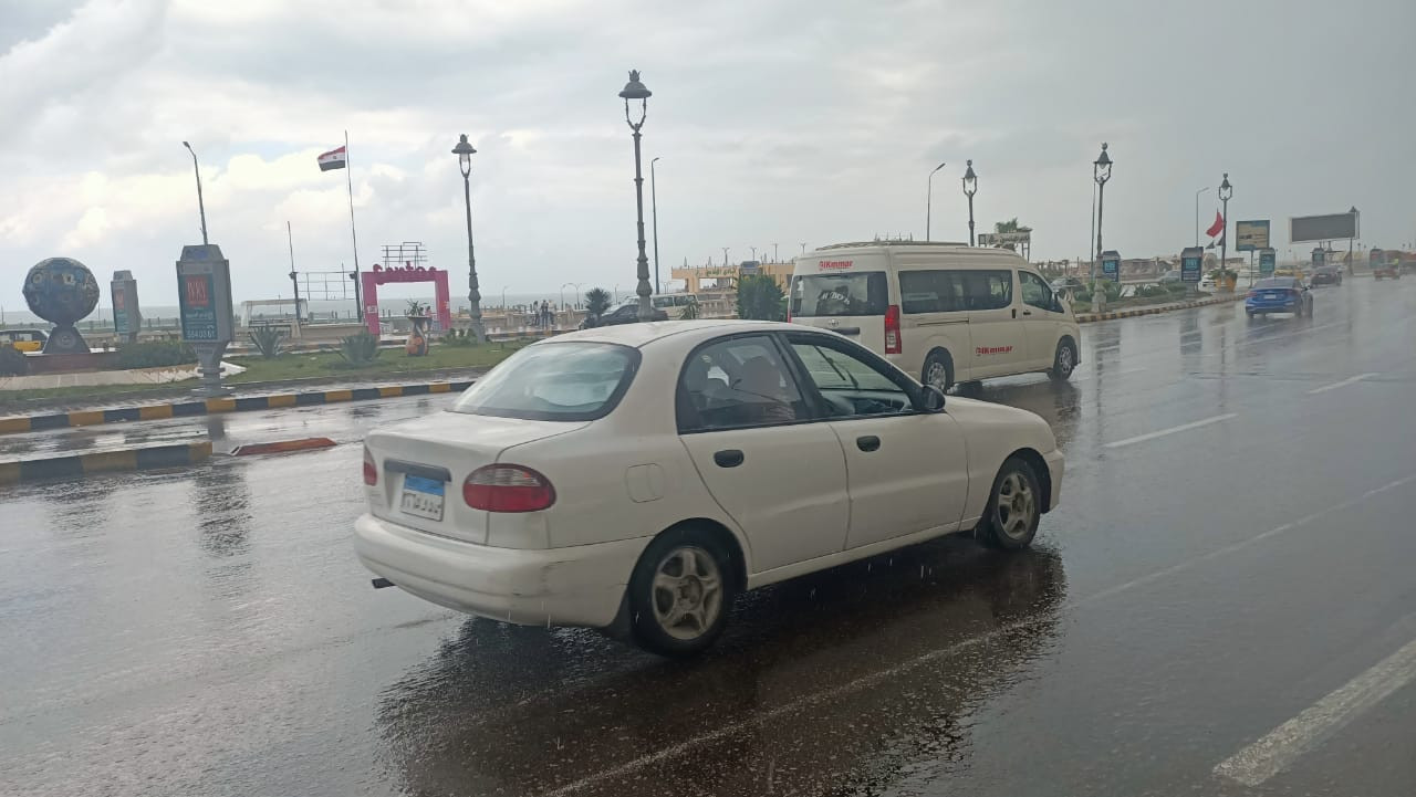 هطول أمطار على الإسكندرية