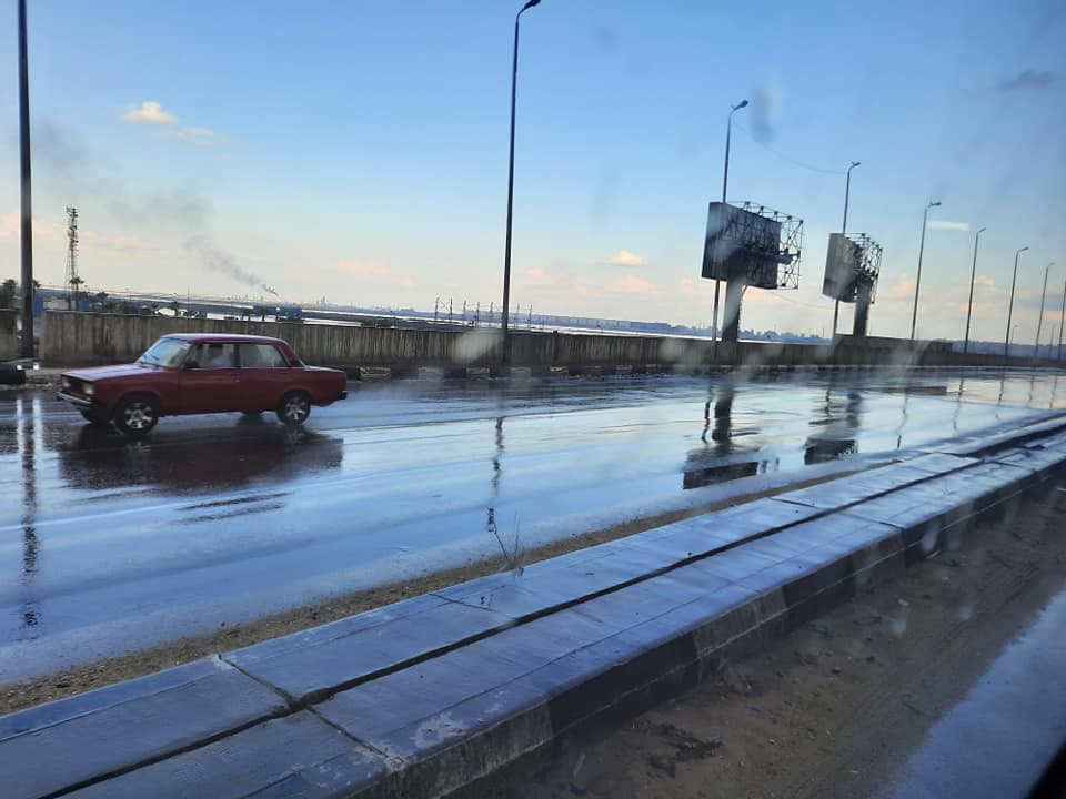 أمطار خفيفة فى الإسكندرية