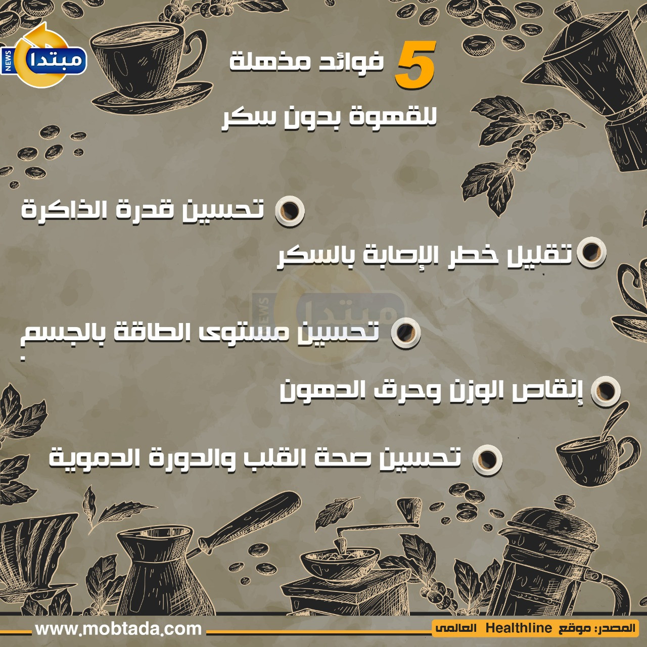فوائد مذهلة لتناول القهوة بدون سكر