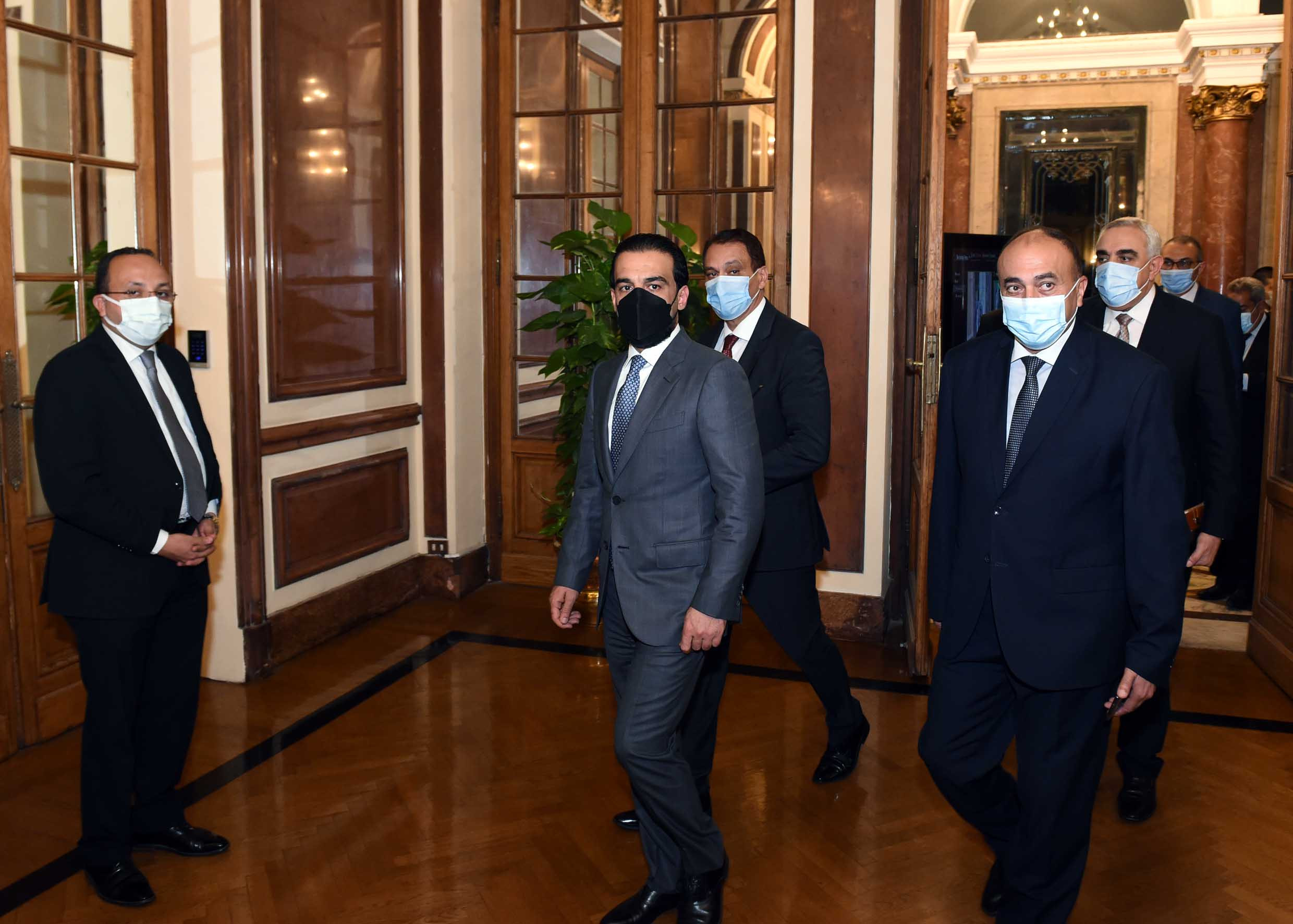 مدبولى يستقبل رئيس مجلس النواب العراقى