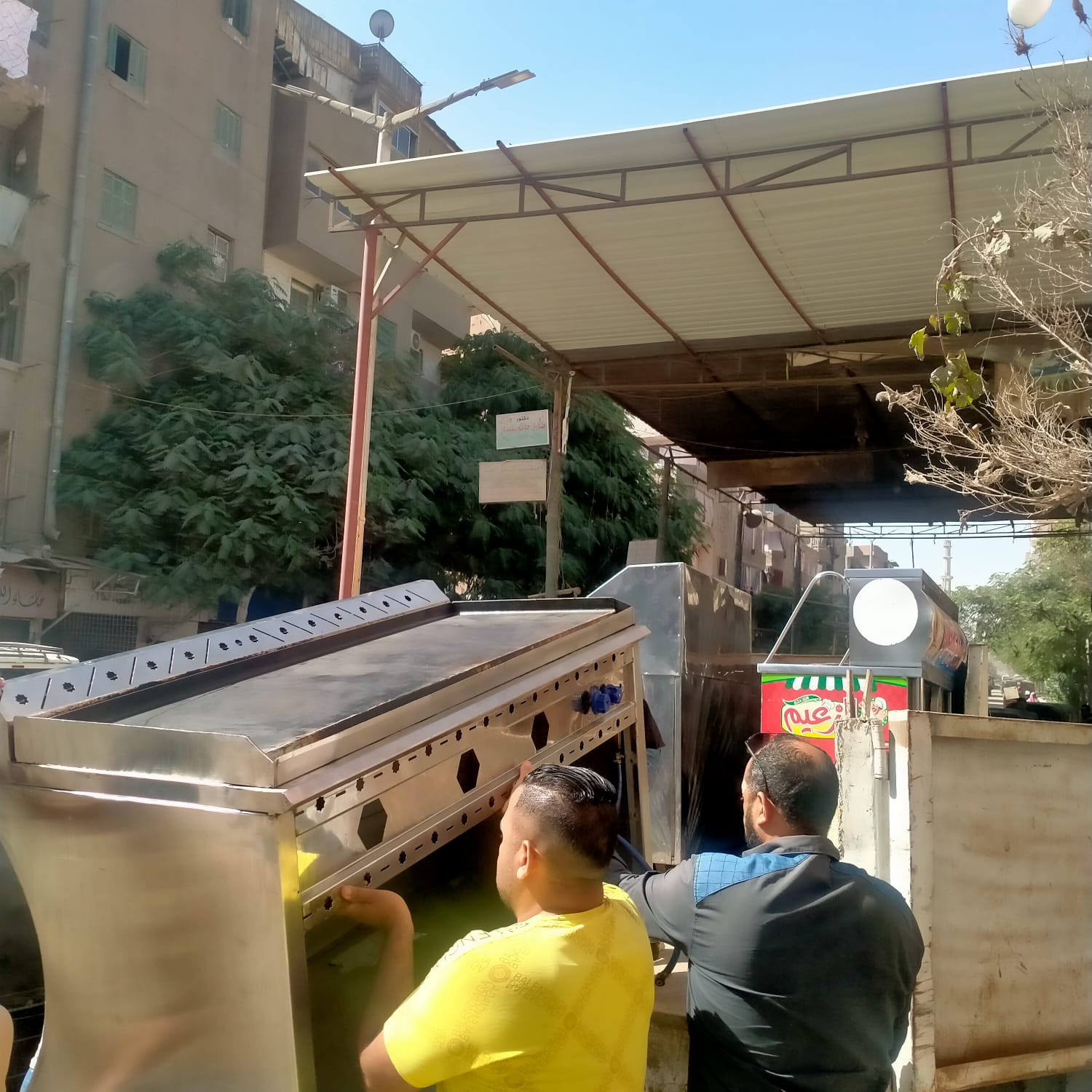 رفع إشغالات شوارع الجيزة