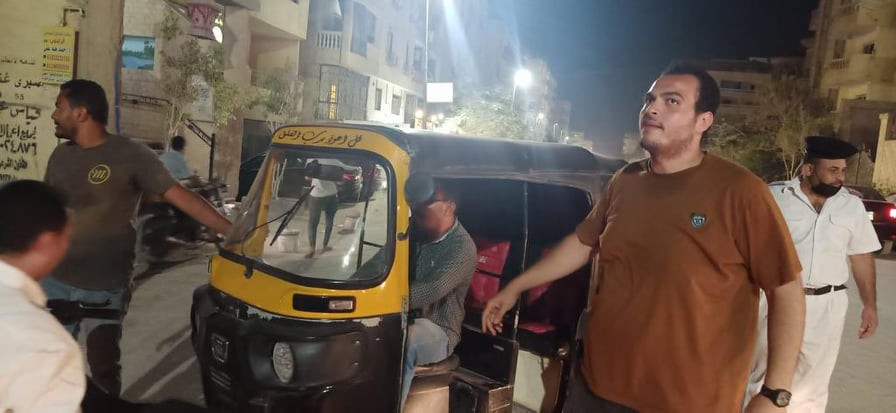 غلق محلات بحدائق الأهرام