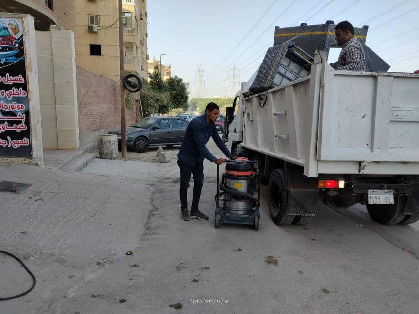 غلق محلات بحدائق الأهرام