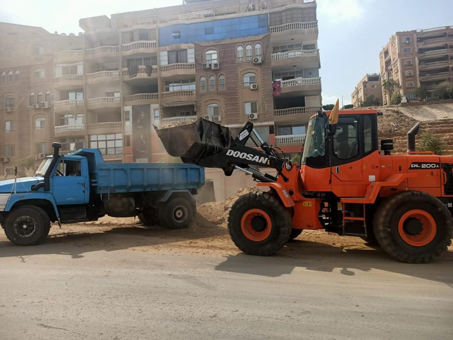 غلق محلات بحدائق الأهرام